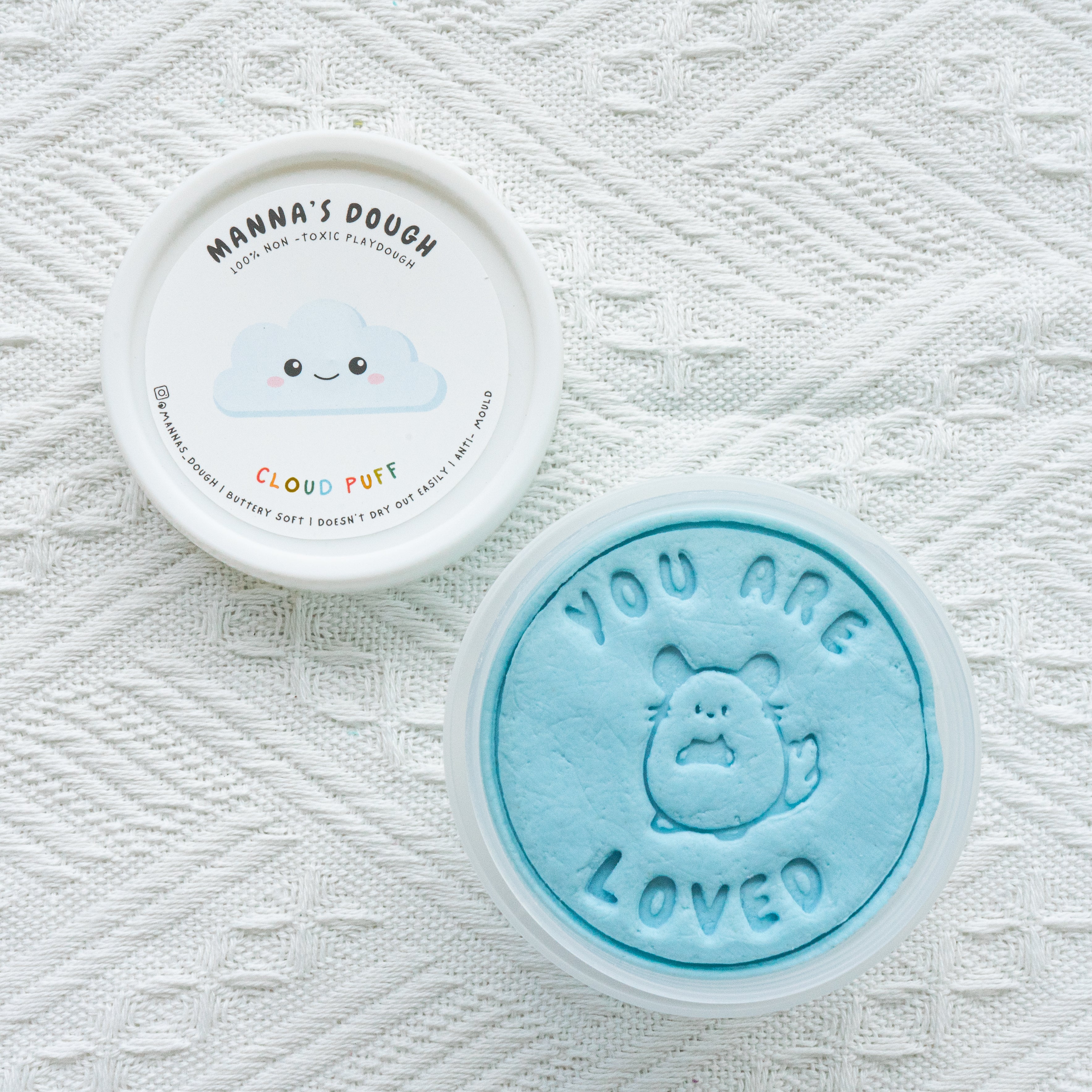 Cloud Puff | Pastel Blue Playdough