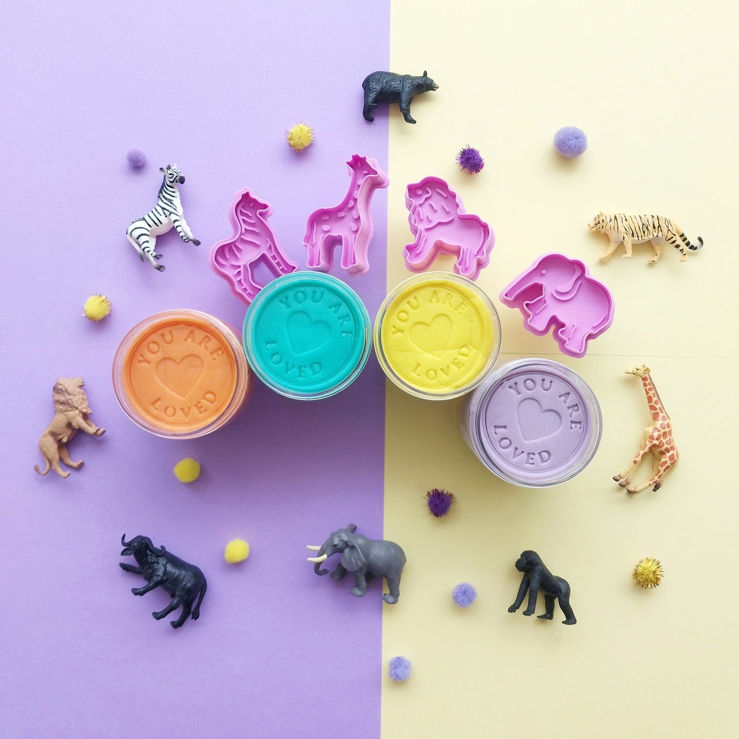 Animal Friends Playdough Stampers