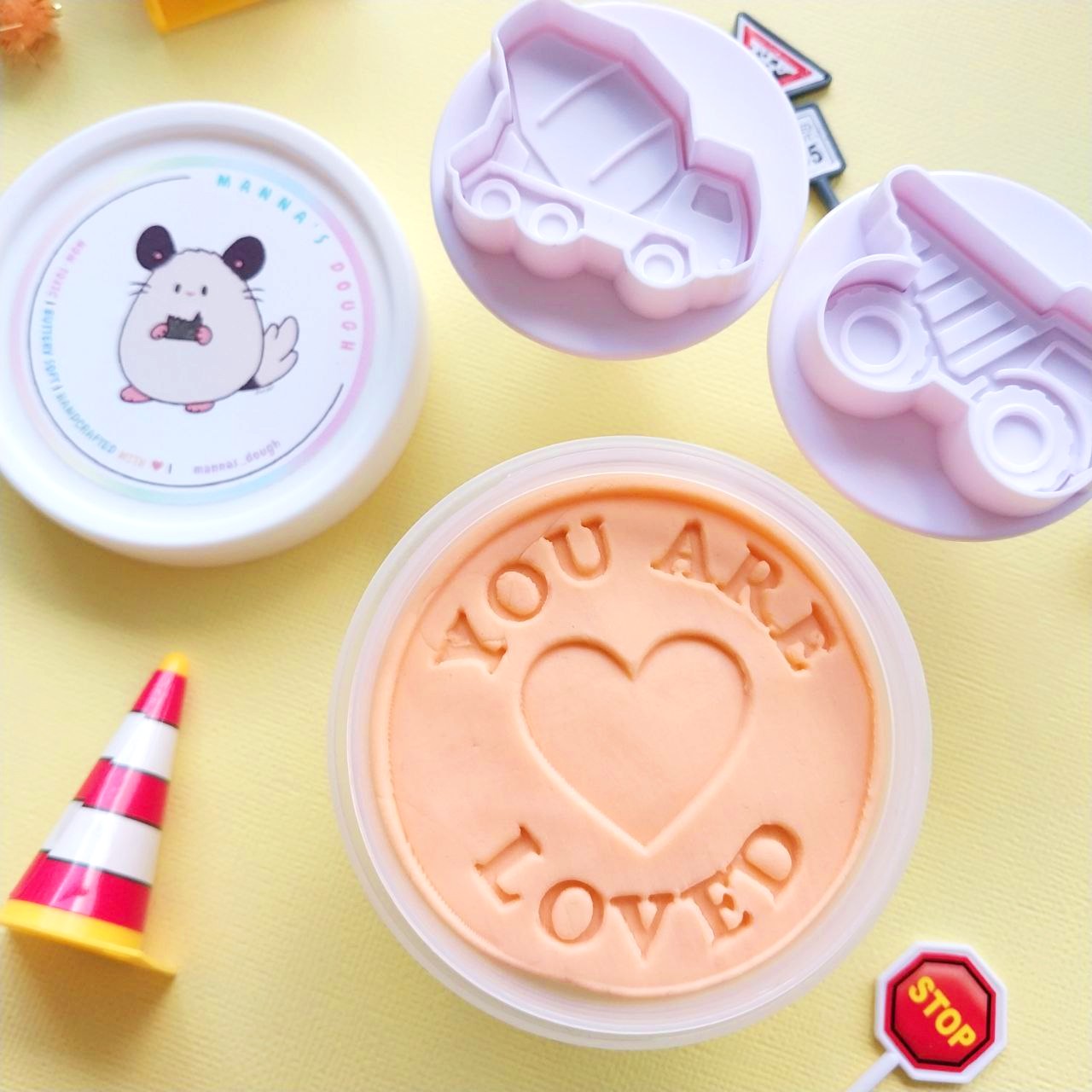 Construction Craze Party Pack (Bundle A - Tattoo + Playdough)