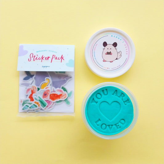 Ocean Odyssey Party Pack (Bundle B - Reusable Stickers + Playdough)