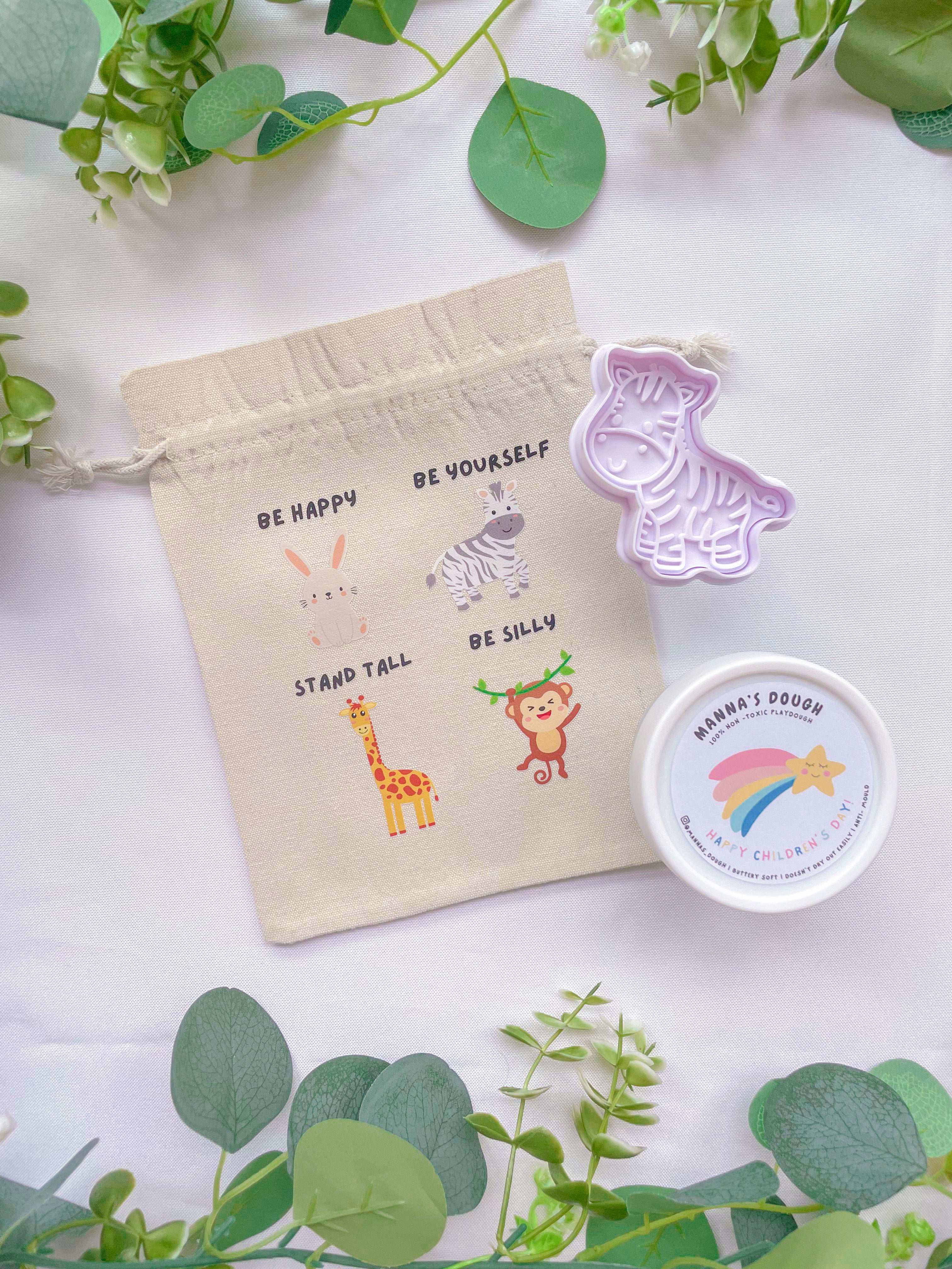 Children's Day Goodie Bag [Mannas' Dough X Tweeklepop] - Zoo Animal Themed