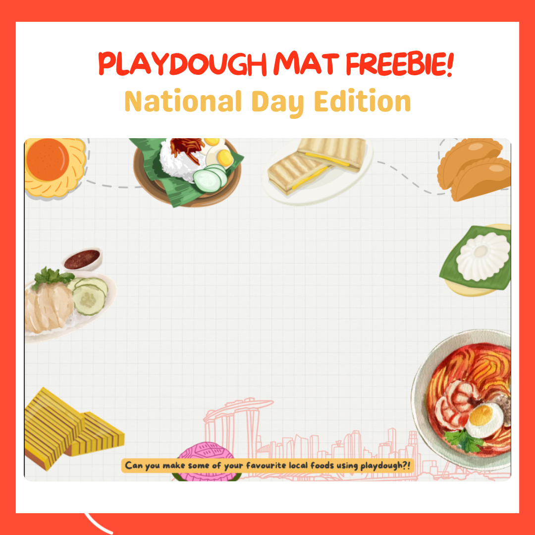 National Day Printable -  National Day Themed Playdough Mats  [Free download]