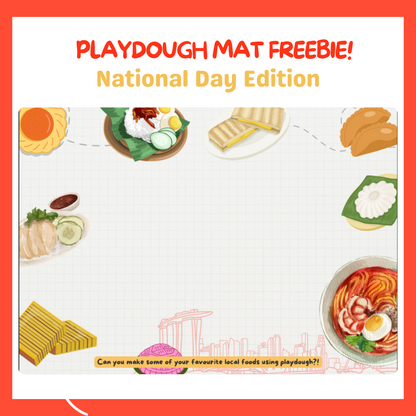 National Day Printable -  National Day Themed Playdough Mats  [Free download]