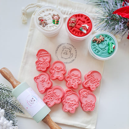 Gingerbread Buddies Playdough Kit