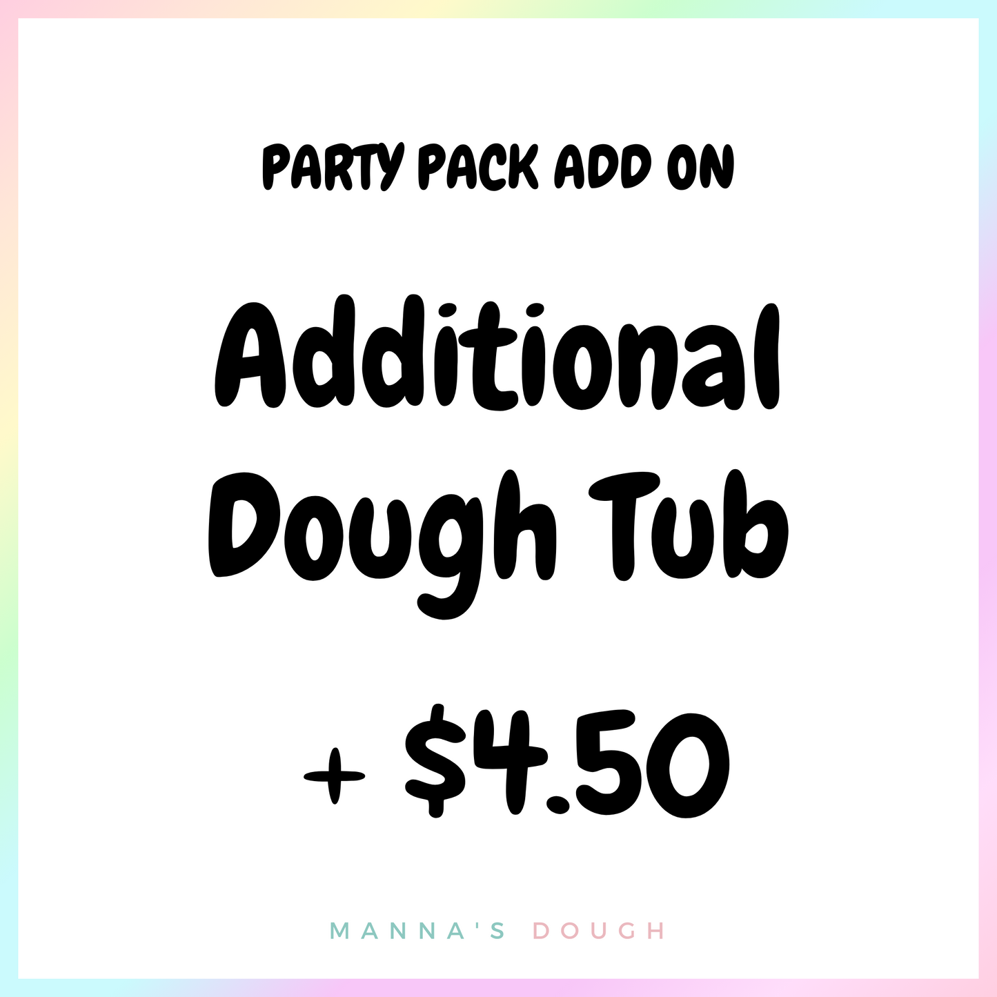 Party Pack Add On (+4.50)