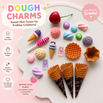 Sweet Treats Dough Charm Set