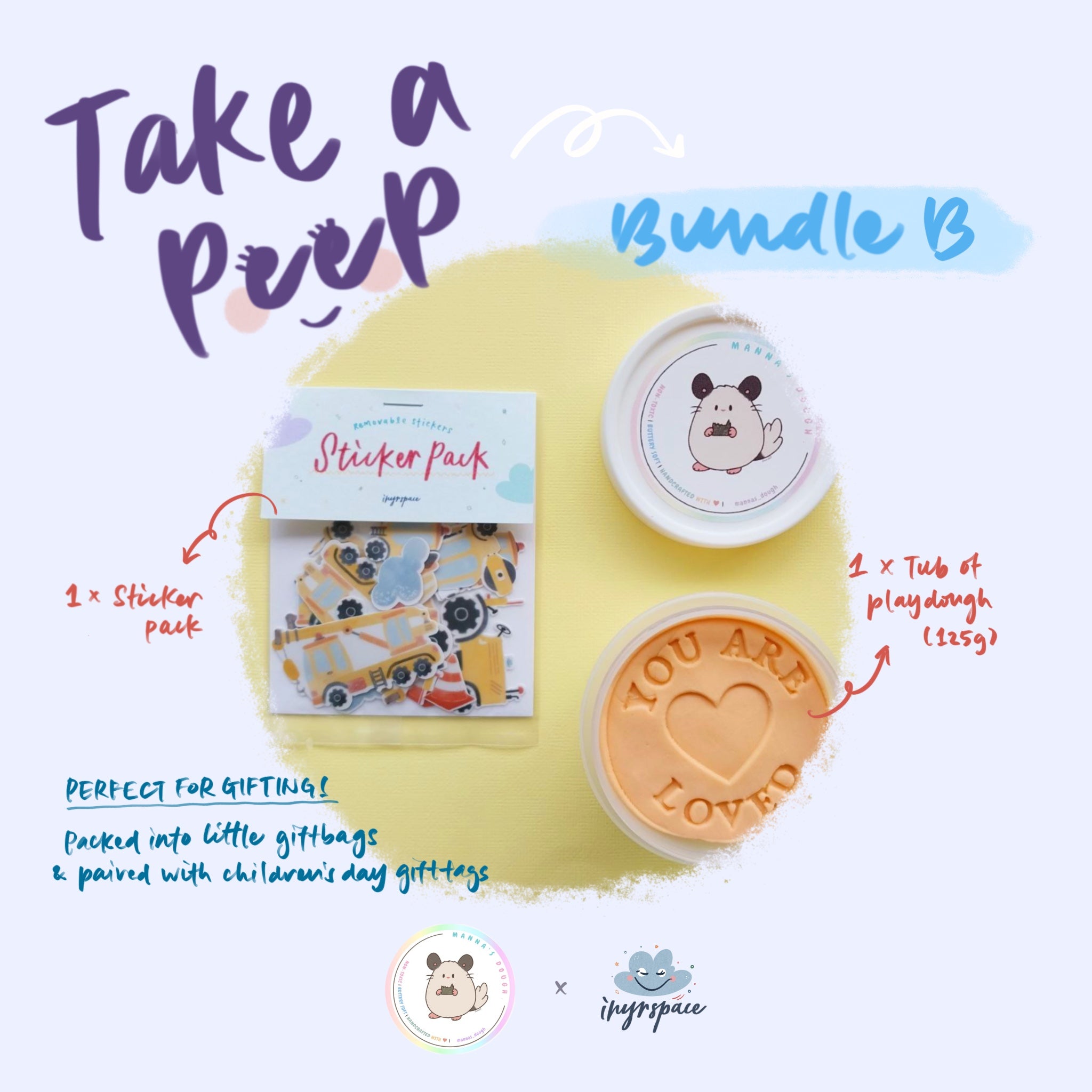 Ocean Odyssey Party Pack (Bundle B - Reusable Stickers + Playdough)