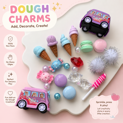 Ice Cream Truck Dough Charm Set
