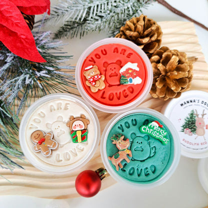 Holiday Bundle of 3  |  Christmas Playdoughs