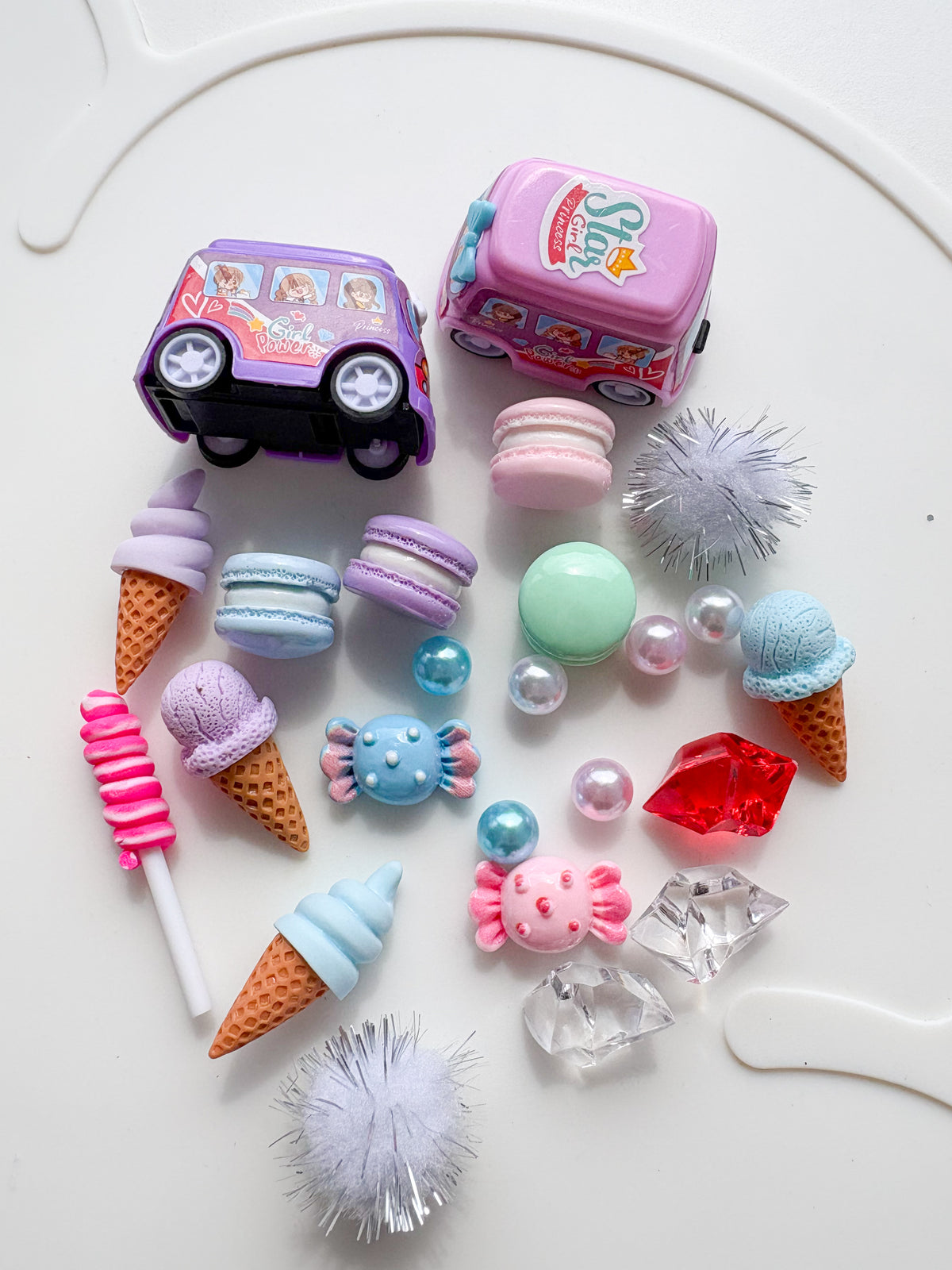 Ice Cream Truck Dough Charm Set