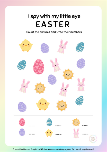 Easter Printable -  Easter Themed Activity Book  [Free download]