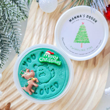 Twinkling Pine |  Christmas Playdough