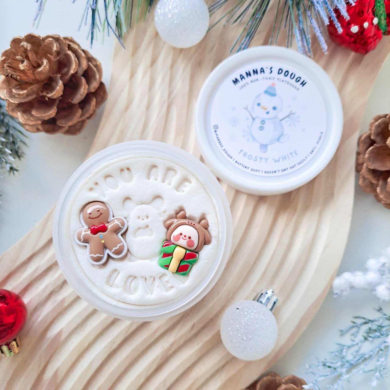 Frosty White |  Christmas Playdough