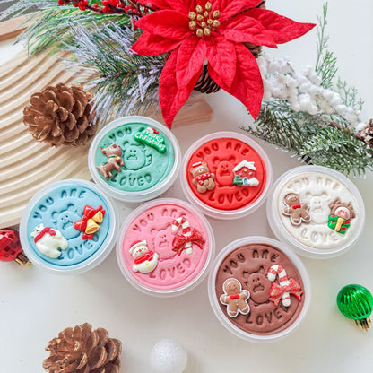 Holiday Bundle of 6  |  Christmas Playdoughs