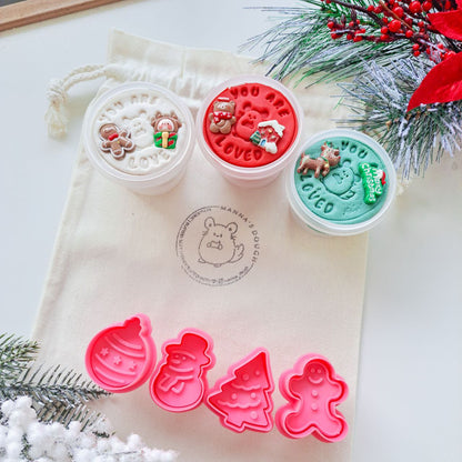 Holly Jolly Playdough Kit